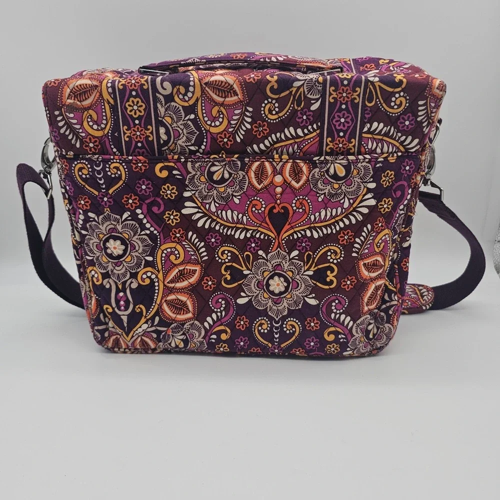 Vera Bradley Safari‎ Sunset Attache Shoulder Messenger Bag Retired